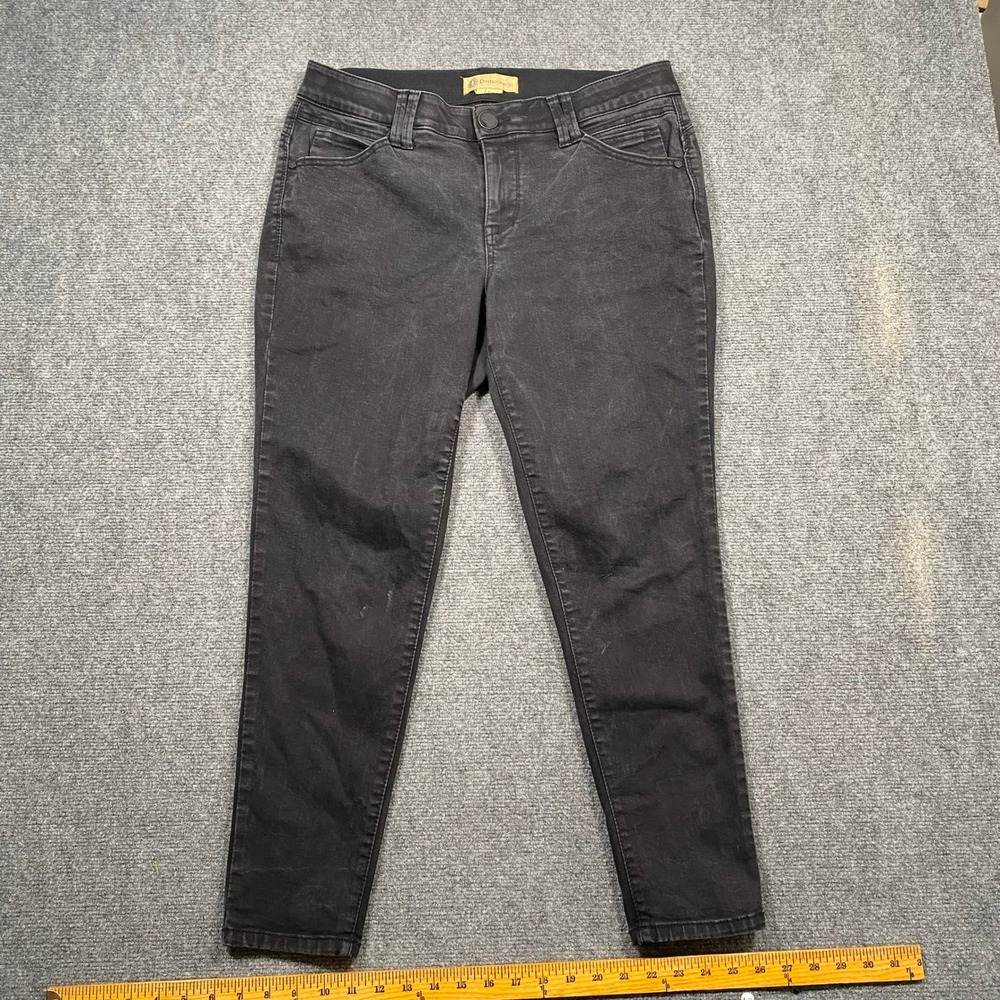 Democracy Womens Black‎ Stretch Skinny Jeans Ab Technology Size 14W
